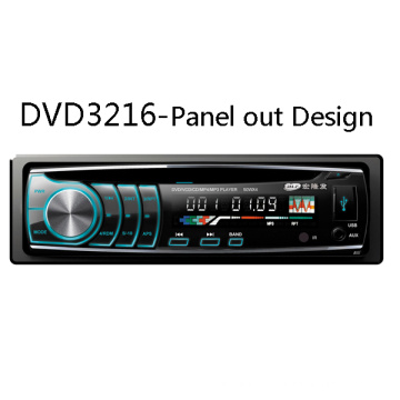 Panneau détachable out One DIN 1DIN voiture Entertaiment stéréo DVD lecteur Radio FM / Am USB SD Aux MP3 multimédia Audio Video Entertaiment System